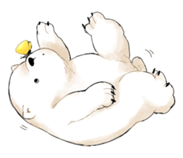 Walk with White Bear sticker #10897290