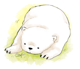 Walk with White Bear sticker #10897300