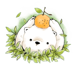 Walk with White Bear sticker #10897304