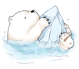 Walk with White Bear sticker #10897305