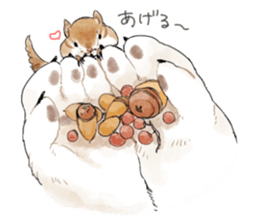 Walk with White Bear sticker #10897311