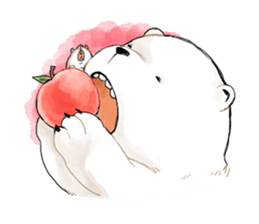 Walk with White Bear sticker #10897314