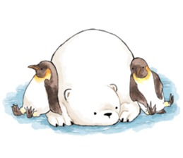 Walk with White Bear sticker #10897319