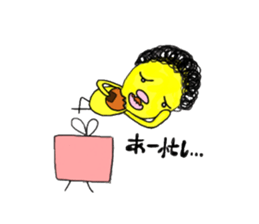 Small bird mother of the Showa sticker #10897948