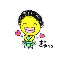 Small bird mother of the Showa sticker #10897949