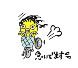 Small bird mother of the Showa sticker #10897953