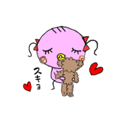 Small bird mother of the Showa sticker #10897962