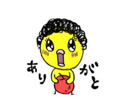 Small bird mother of the Showa sticker #10897965