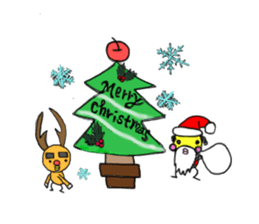 Small bird mother of the Showa sticker #10897972