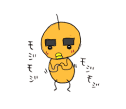 Small bird mother of the Showa sticker #10897974