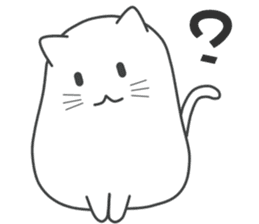 My life is black and white cat sticker #10897978