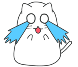 My life is black and white cat sticker #10897987