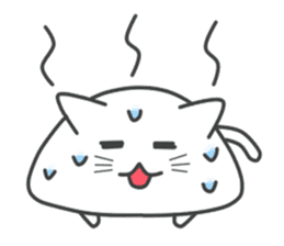 My life is black and white cat sticker #10898001