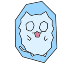 My life is black and white cat sticker #10898002