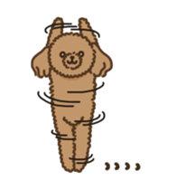 Fluffy Poodle Life sticker #10898230