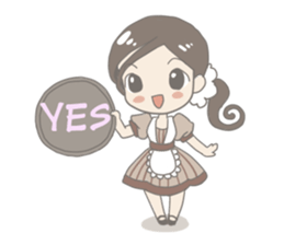 Brownie,  sweety  sister. sticker #10898777