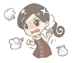 Brownie,  sweety  sister. sticker #10898802