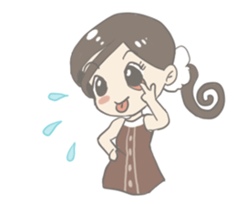 Brownie,  sweety  sister. sticker #10898805