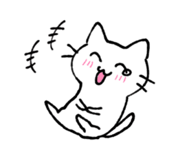 kawaii love cat sticker #10899594