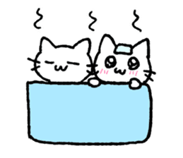 kawaii love cat sticker #10899599
