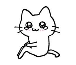 kawaii love cat sticker #10899612
