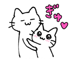 kawaii love cat sticker #10899615