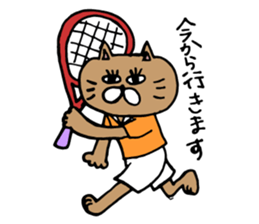 TENNIS CAT'S sticker #10899660