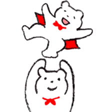 White Bear Heroes World sticker #10899900