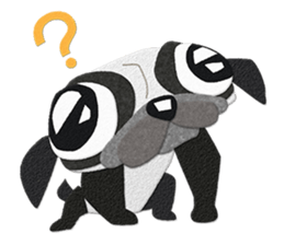 Pug dog GARAPAN sticker #10900176