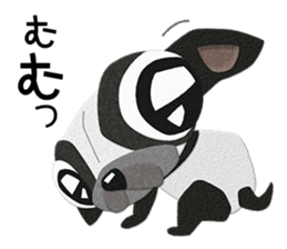 Pug dog GARAPAN sticker #10900178