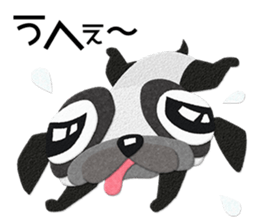 Pug dog GARAPAN sticker #10900182