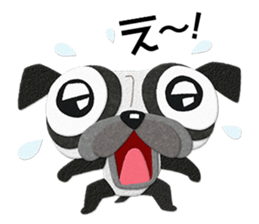 Pug dog GARAPAN sticker #10900186