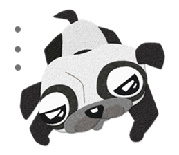 Pug dog GARAPAN sticker #10900187