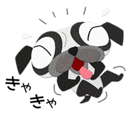 Pug dog GARAPAN sticker #10900194
