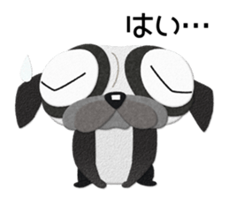 Pug dog GARAPAN sticker #10900196