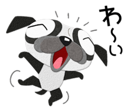 Pug dog GARAPAN sticker #10900198