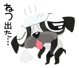 Pug dog GARAPAN sticker #10900202