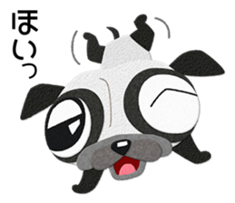 Pug dog GARAPAN sticker #10900204