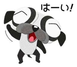 Pug dog GARAPAN sticker #10900206