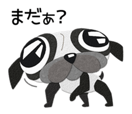 Pug dog GARAPAN sticker #10900212