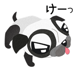 Pug dog GARAPAN sticker #10900213