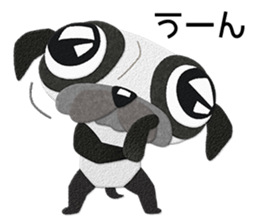 Pug dog GARAPAN sticker #10900215