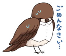 Birds of maid sticker #10900384