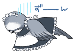 Birds of maid sticker #10900393