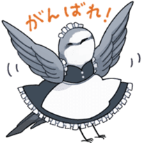 Birds of maid sticker #10900394