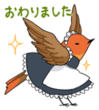 Birds of maid sticker #10900398