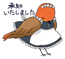 Birds of maid sticker #10900399