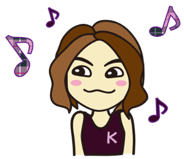 Yoga Sticker of Kaorin sticker #10900864