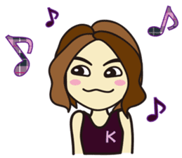 Yoga Sticker of Kaorin sticker #10900864