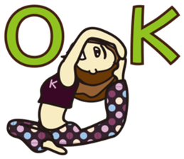 Yoga Sticker of Kaorin sticker #10900876